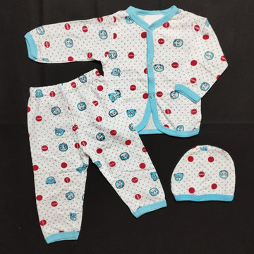 SB - Night Suit with Cap - Cartoon