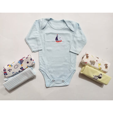 Pack of 5 Long Sleeve Bodysuits - BB24D2