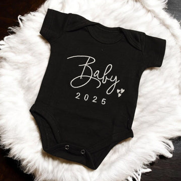 Single Baby Bodysuit Black