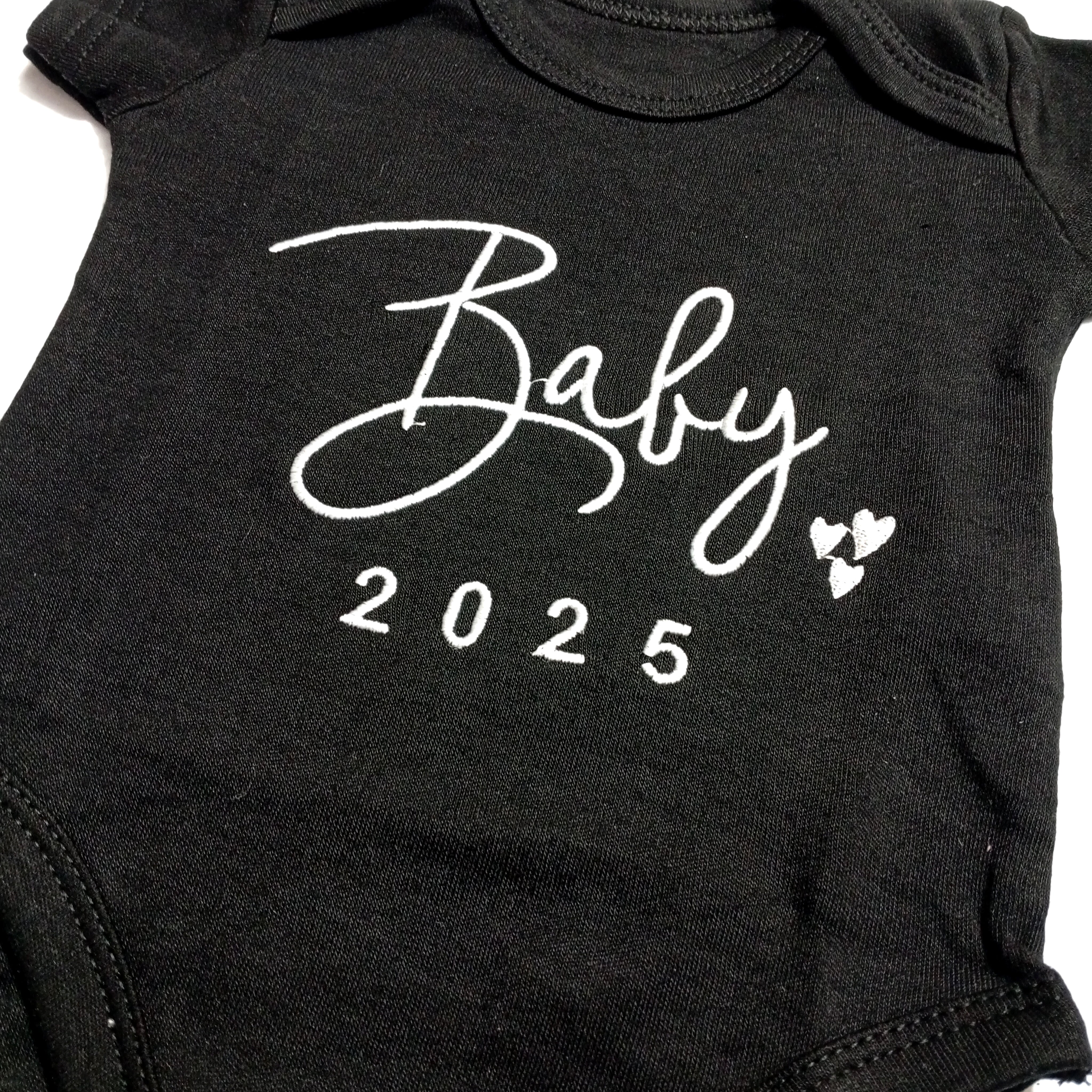 Single Baby Bodysuit Black