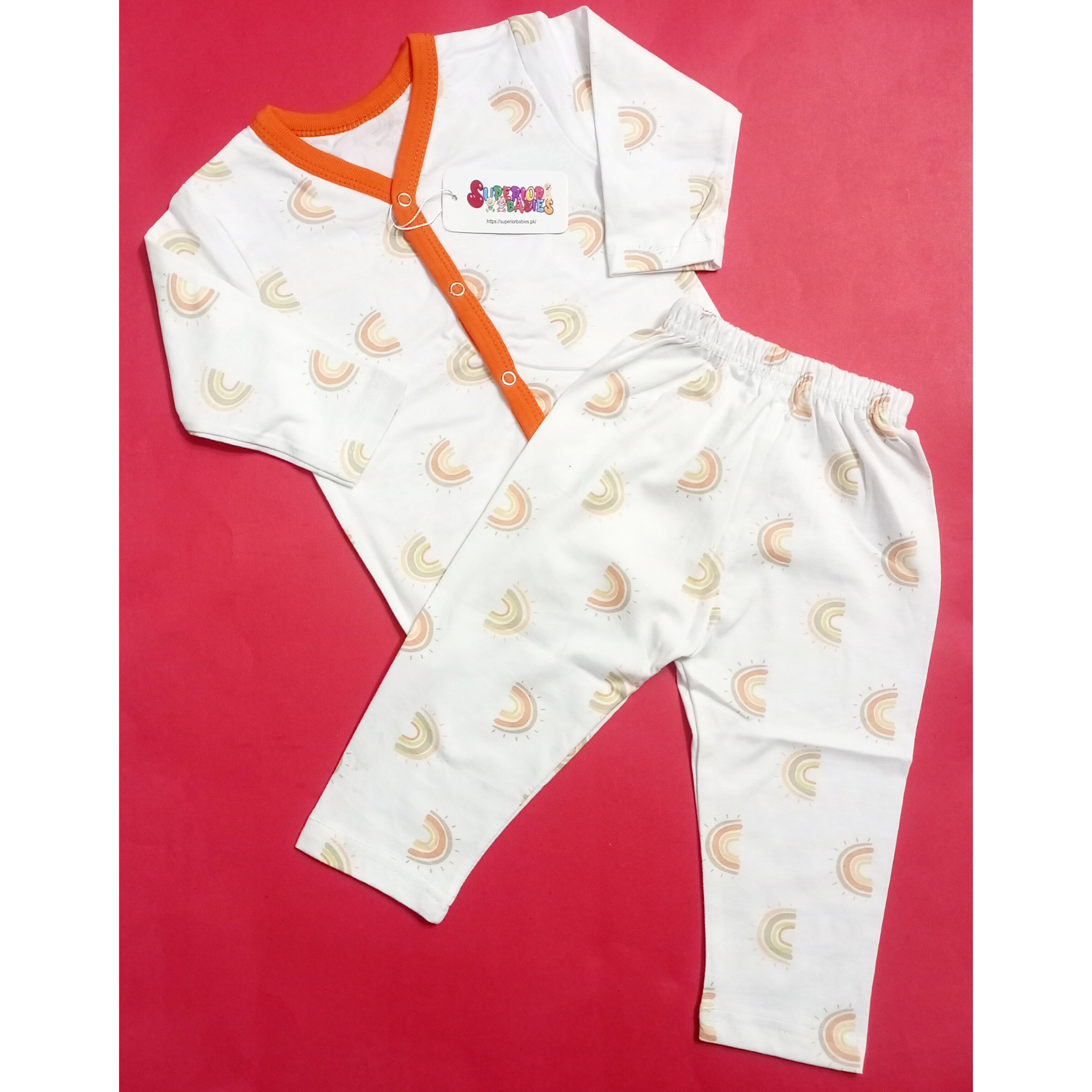 Summer Night Suit - Design 25 - Rainbow