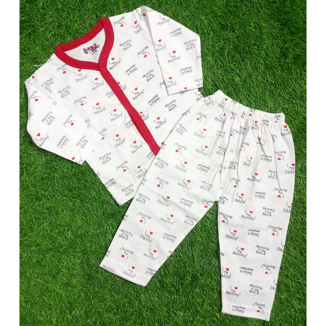 Summer Night Suit - 25 - Love Mom & Dad