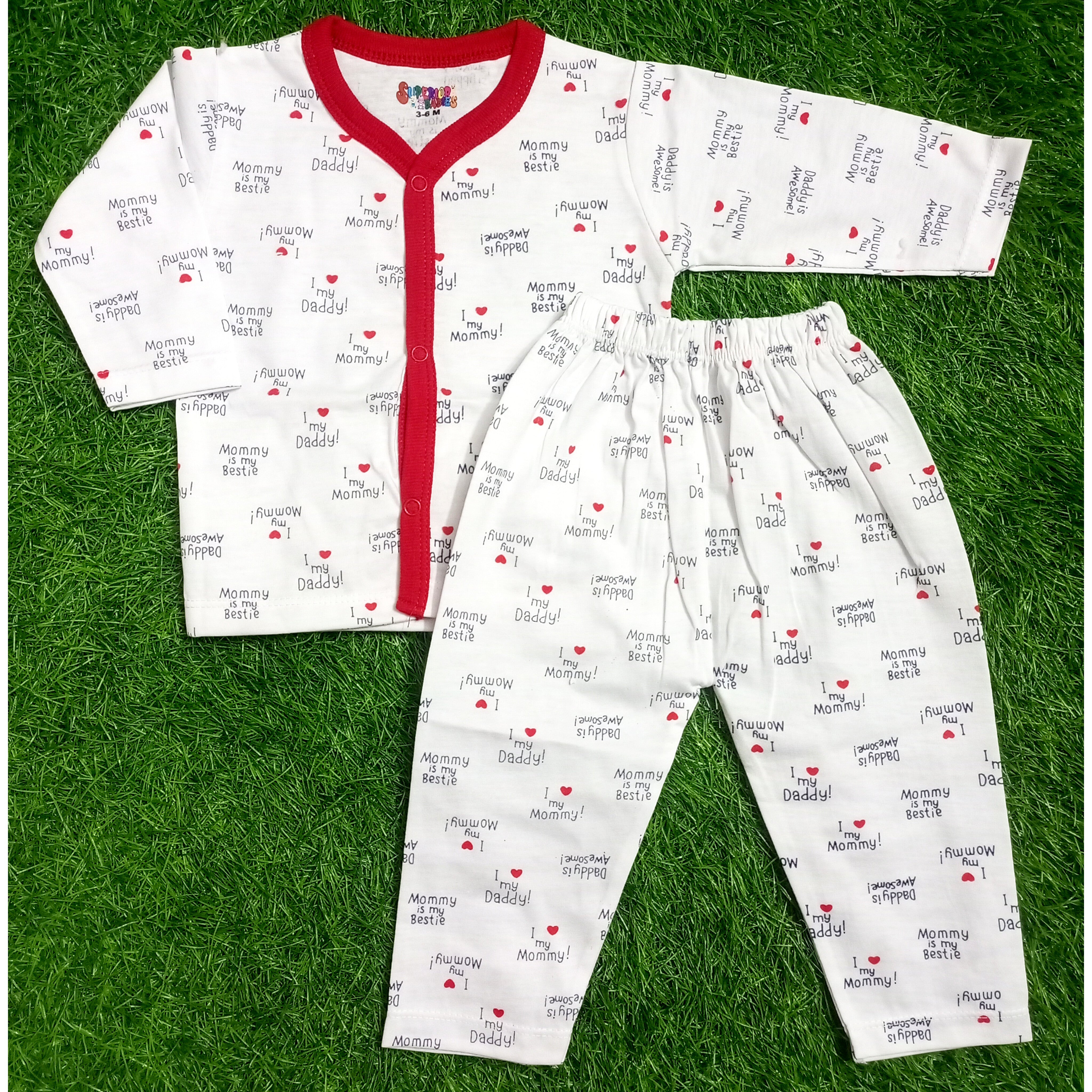Summer Night Suit - 25 - Love Mom & Dad