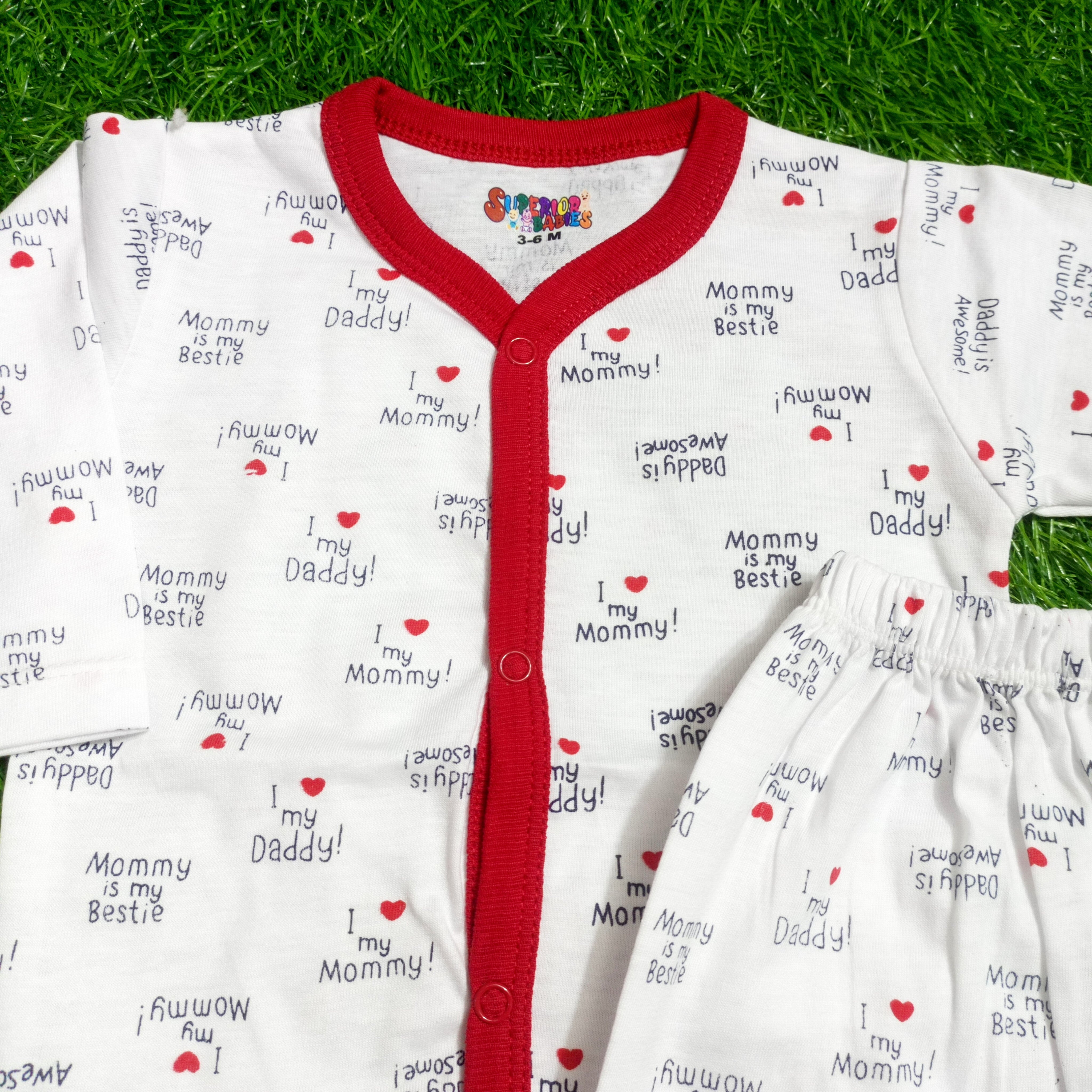 Summer Night Suit - 25 - Love Mom & Dad