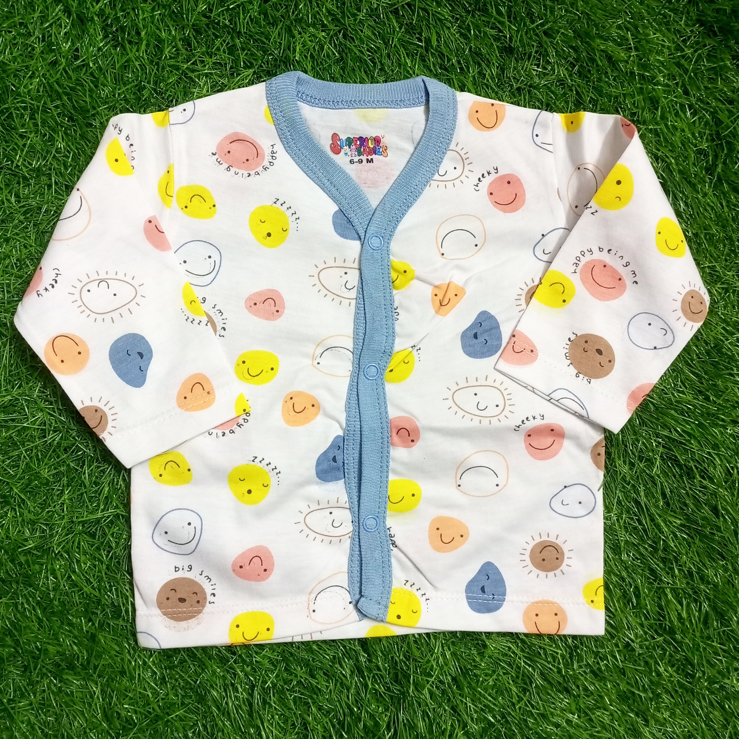 Summer Night Suit - 25 - Blue Smiley