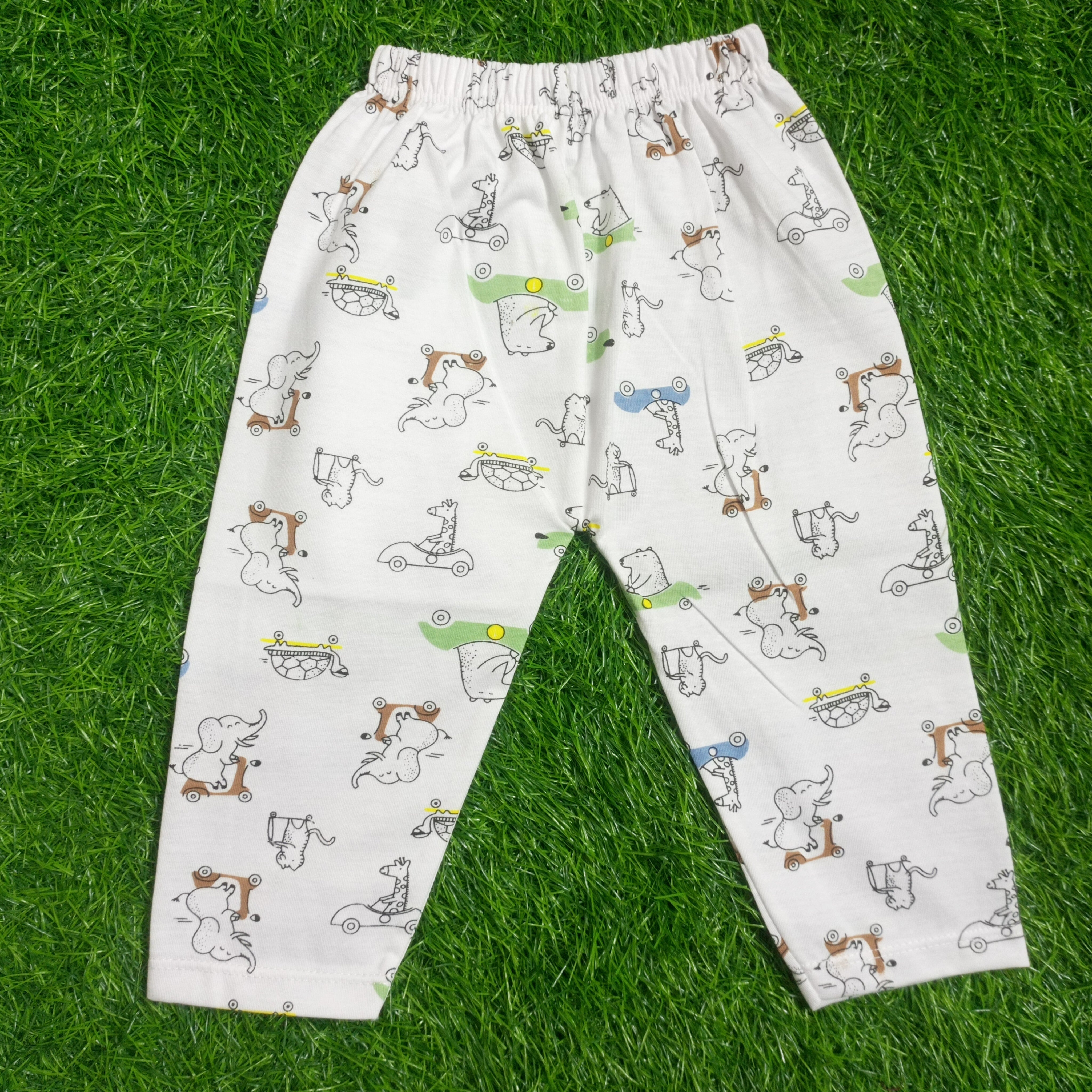 Summer Night Suit - 25 - Green Cartoon