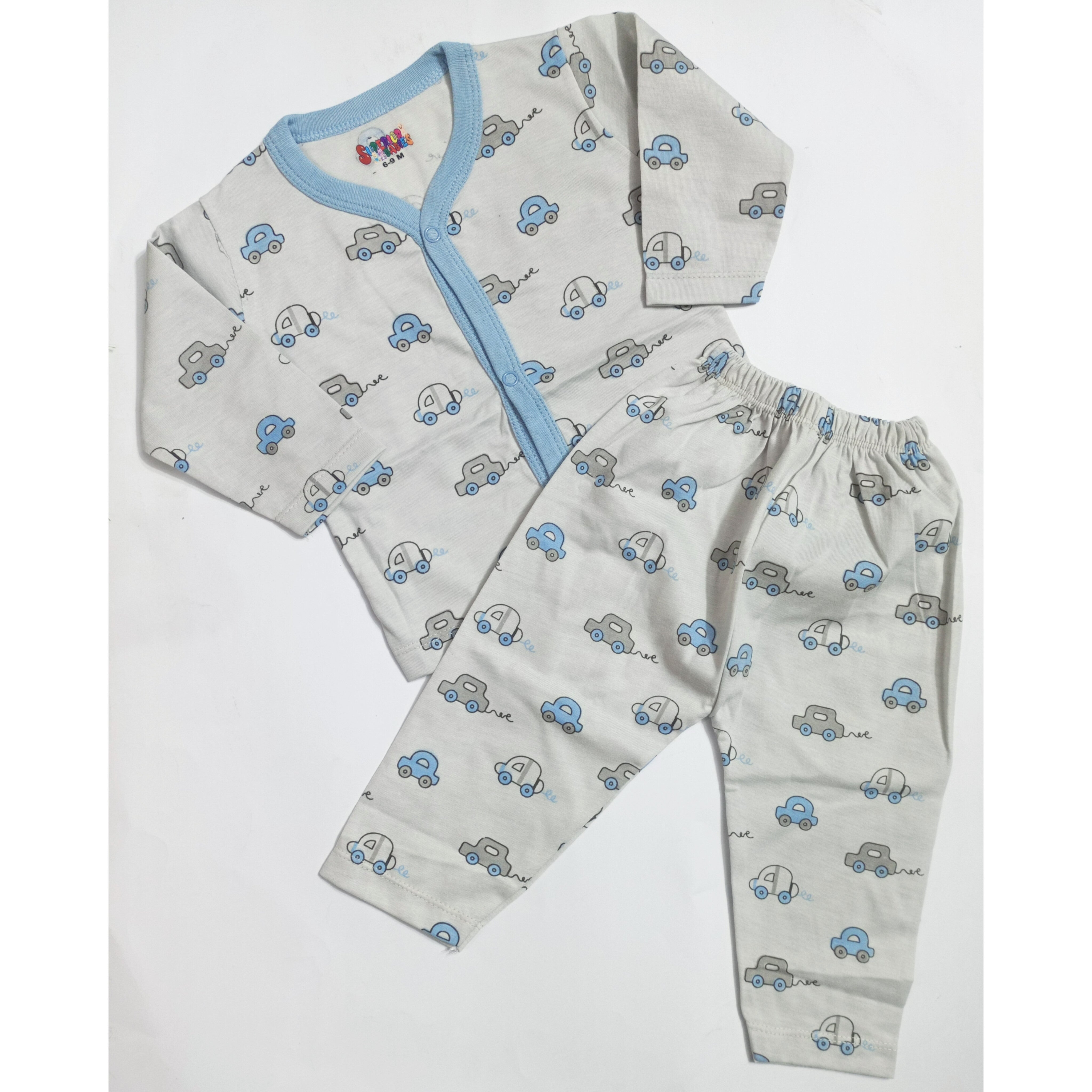 Summer Night Suit - 25 - Blue Cars