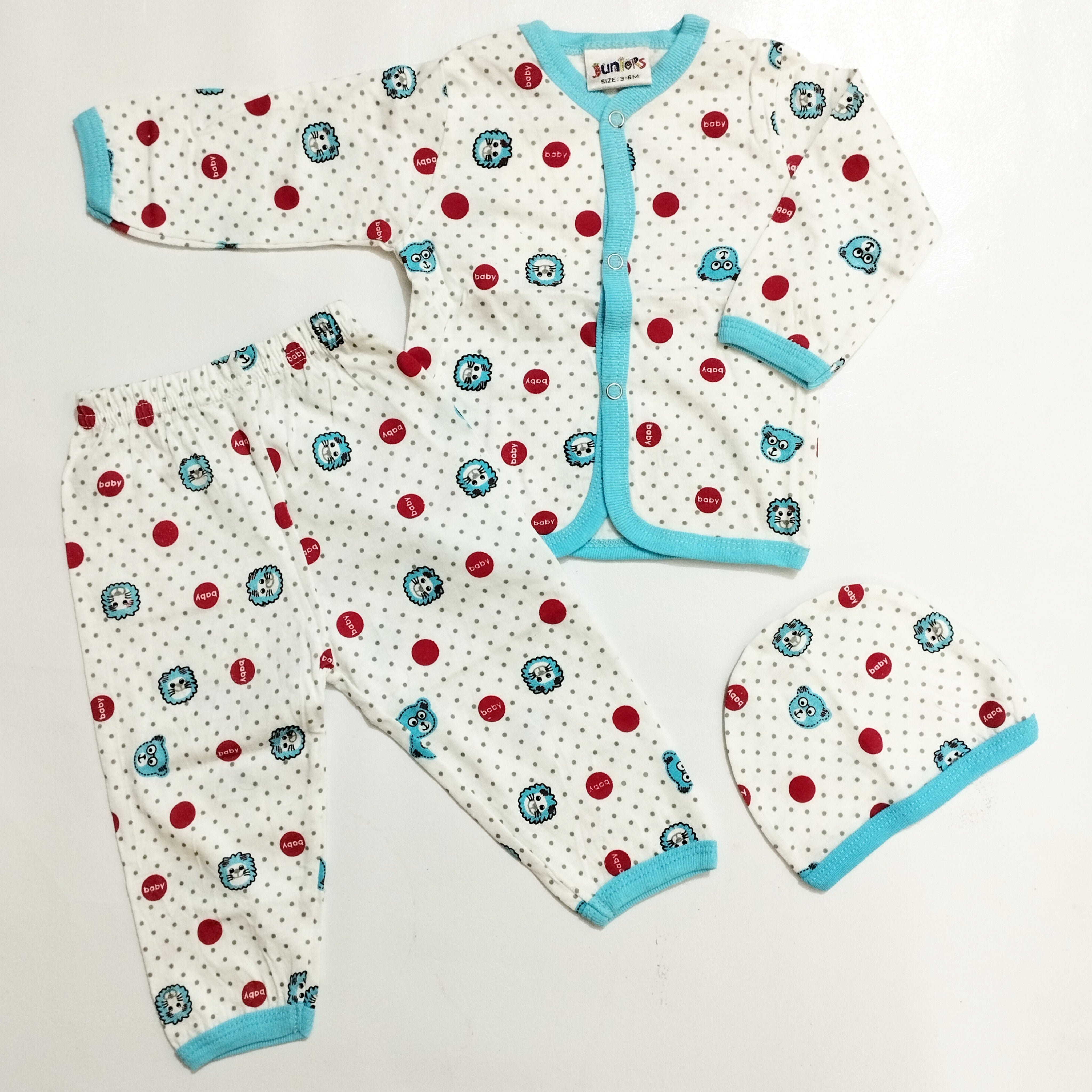 SB - Night Suit with Cap - Cartoon