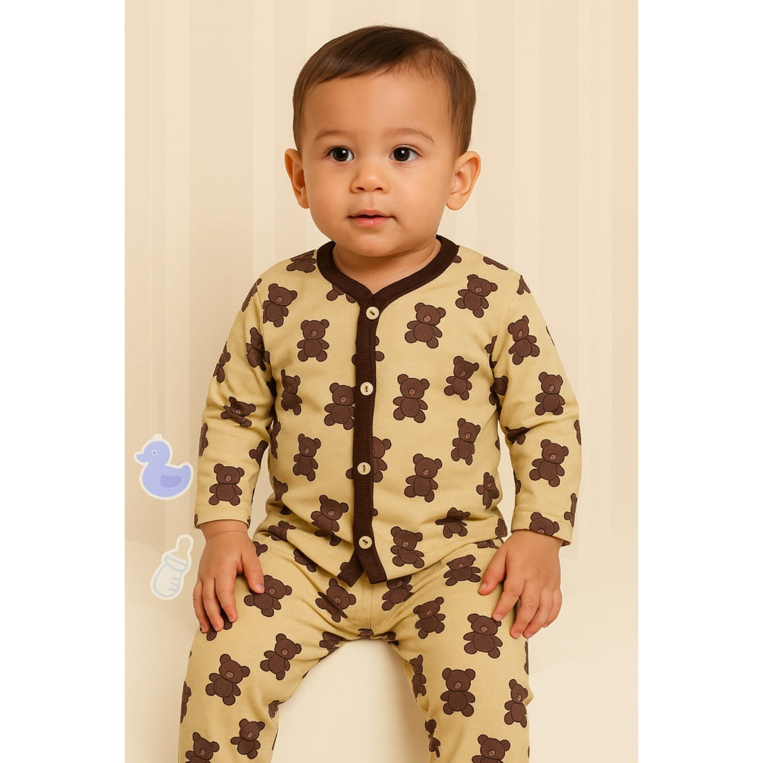 Summer Night Suit - 25 - Dark Brown Bear