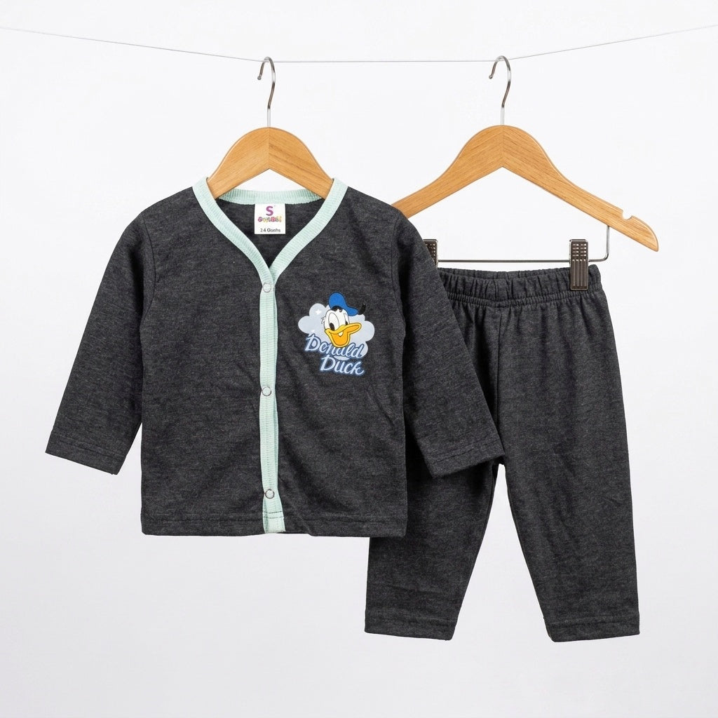 Summer Night Suit - Design 26 - Gray Duck