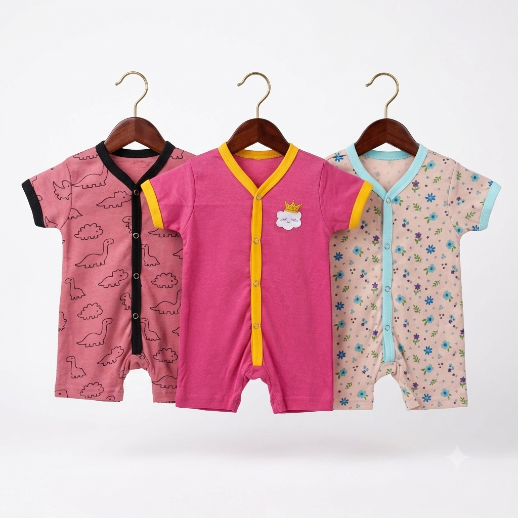 Short Leg Rompers - 26 - Design 03