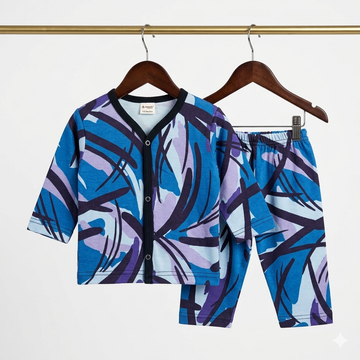 Summer Night Suit - Design 26 - Blue Design