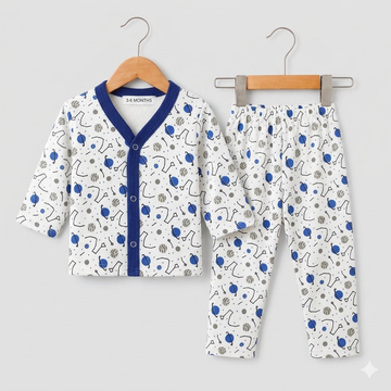Summer Night Suit - Design 26 - Blue Space