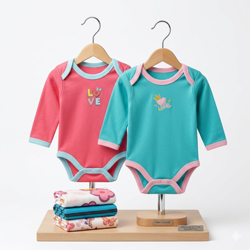 Pack of 5 Long Sleeve Bodysuits - 2503