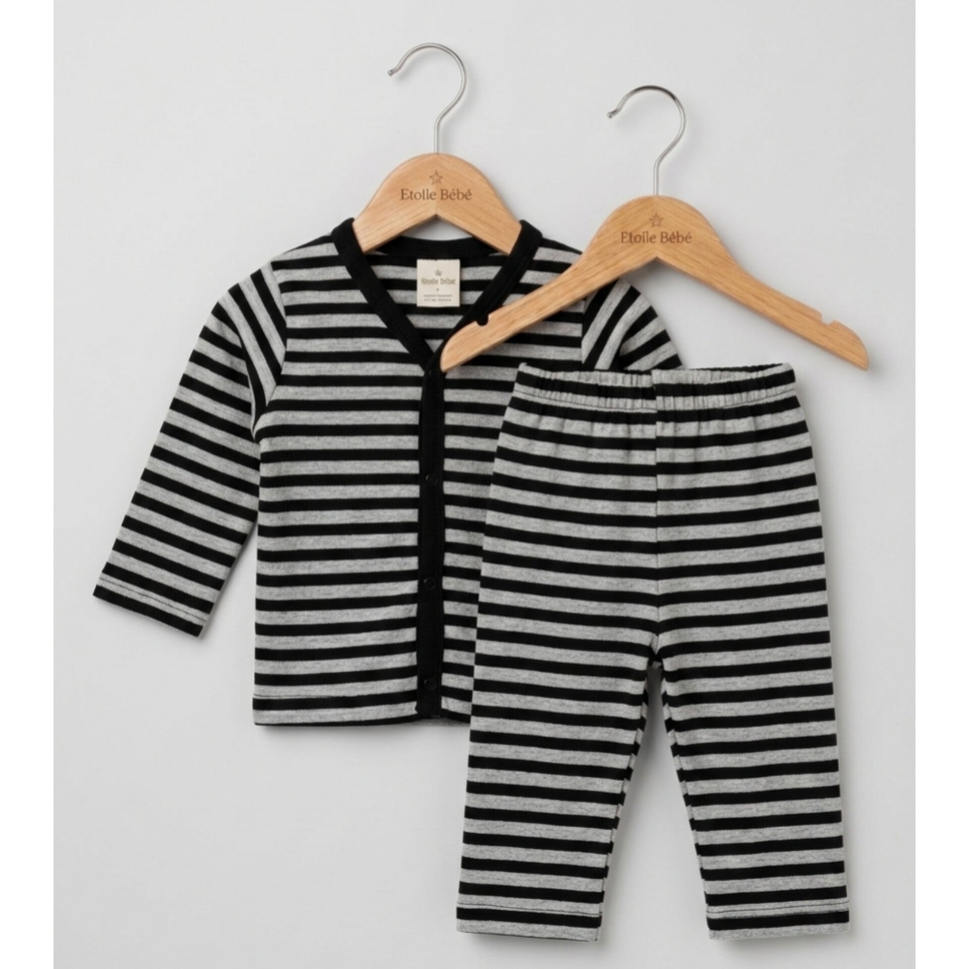 Summer Night Suit - Design 26 - Gray & Black Lining