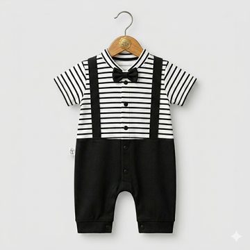Baby Rompers - 26 - Black Lining