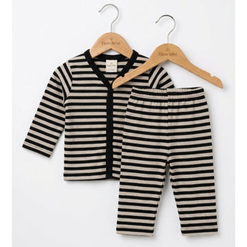 Summer Night Suit - Design 26 - Skin & Black Lining
