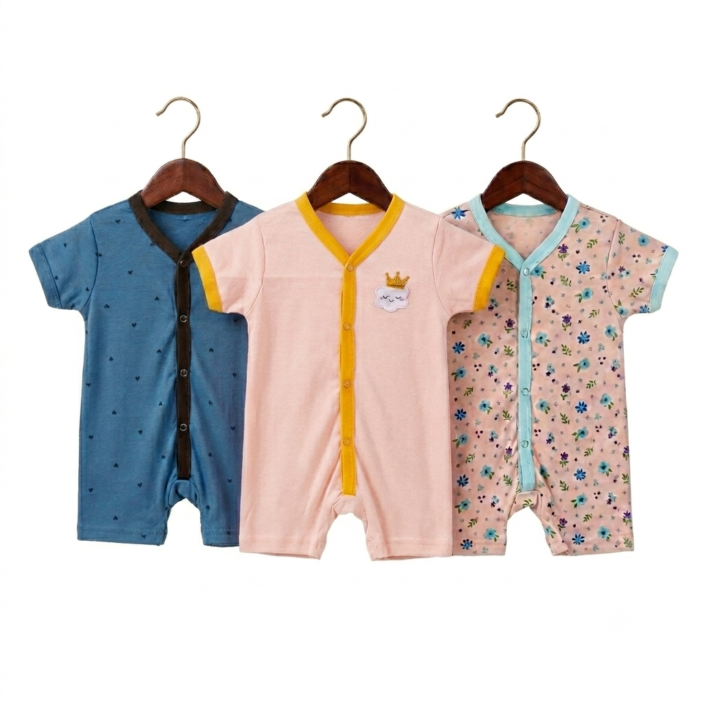 Short Leg Rompers - 26 - Design 02