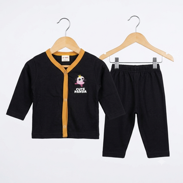 Summer Night Suit - Design 26 - Black Panda