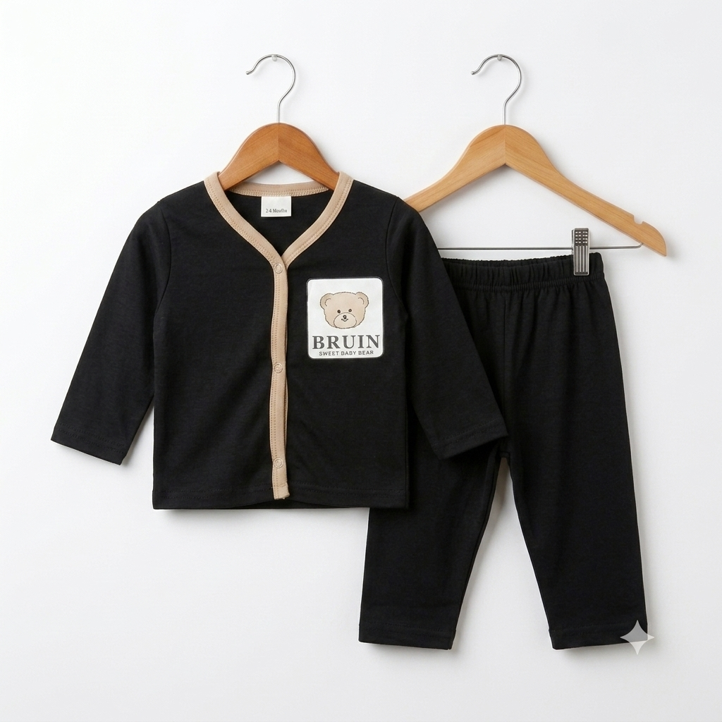 Summer Night Suit - Design 26 - Brown Bear
